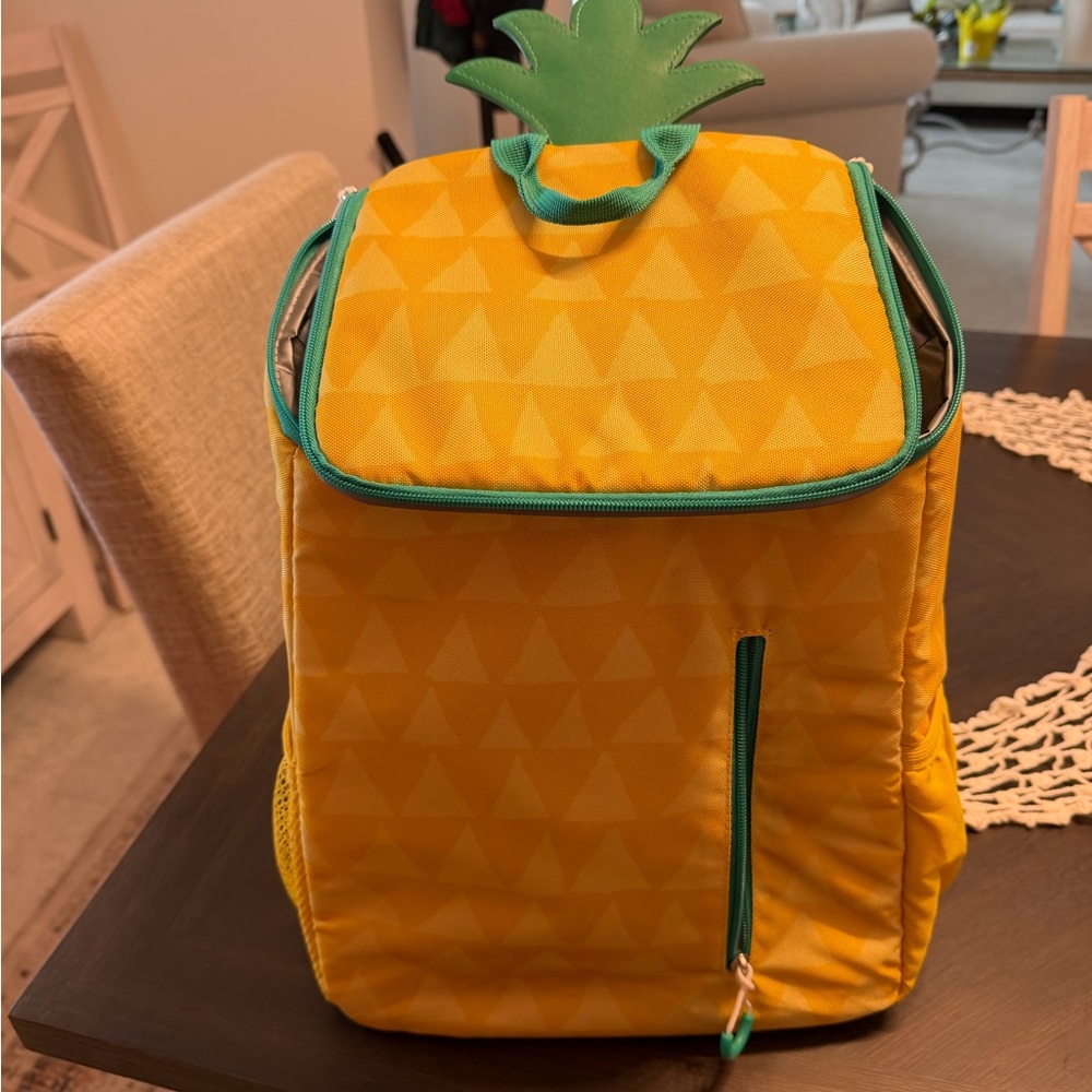 Target Pineapple Yellow and Green Kids Backpack
